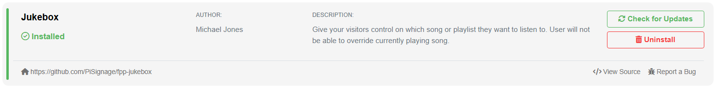 Jukebox Plugin